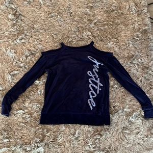 Size 12 Navy Blue Justice Long Sleeves